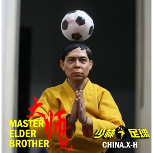 1/6 Soldier CHINA.X-H Shaolin Football Master Elder Brother Full set Action Figure Model for Collection