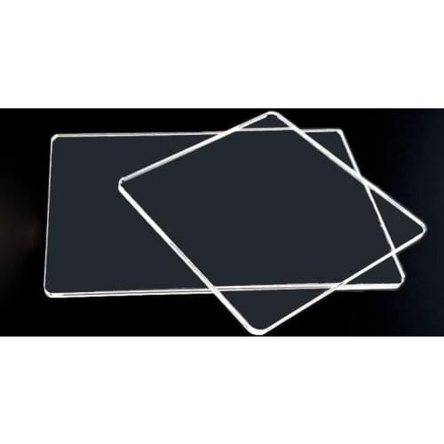 Laser Cut Perfect Acrylic Transparent Clay Pottery Sculpture Tool Workbench Pressure Plate Clay Tools 15*10cm 10x10cm Kids toys