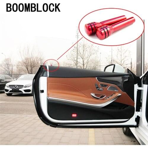 2Pcs Car Door Pin Lock Knob Lift Covers For Seat Leon Ford Focus 2 3 Fiesta Kuga Ranger Ecosport Chevrolet Cruze Lacetti Aveo