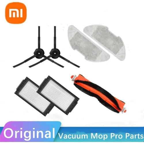 Xiaomi Original Accessories For Robot Vacuum Mop Pro 2021 Detachable Main Brush & Cover Washable Filter Side Brush Optional
