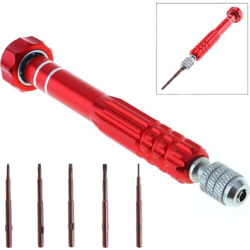Screwdriver Multifunction 5 in 1 Screwdriver with Phillips Slotted Pentagon T Type for Mobile Phone / Computer Repair Hand Tools