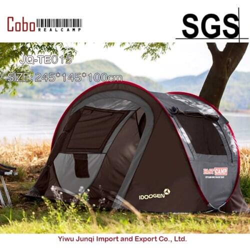 Fastcamp for 2~3persons (Gray)-One touch,pop up,Family Tent