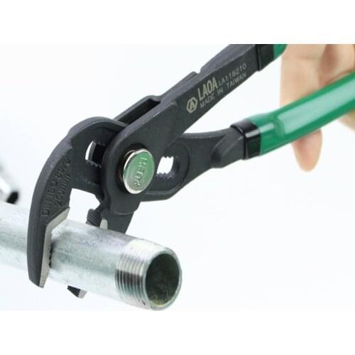 LAOA Water Pump Pliers CR-MO Steel Pipe Wrench Adjustable Plumbing Repair Grip Pipe Pliers Plumber Hand Tools