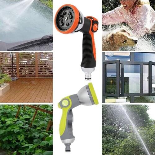 Garden Water Gun Hose Nozzle Mutifunctional Household Car Washing Yard Water Sprayer Pipe Tube Nozzle Sprinkle Tools