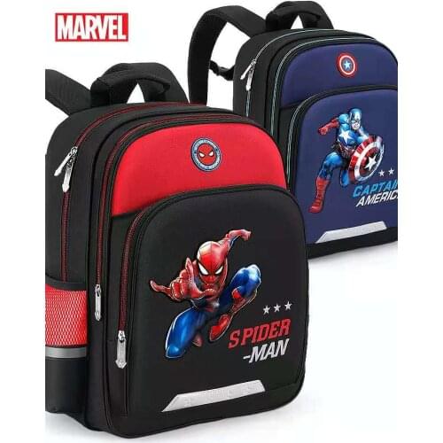 Disney Marvel spider man school bags for boys Iron man Captain america large capapcity primary school backpack mochila escolar