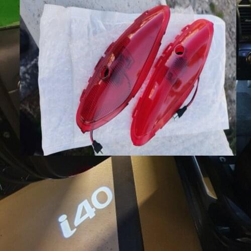 LED Car Welcome Light Courtesy Door Logo Laser Shadow Projector Lamp For Hyundai I40 All Models