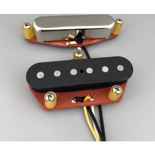 Yoran Sun Vintage V50 Broadcaster Handwound Alnico 5 Guitar Pickups 42 Heavy Formvar Wires For Tele Guitar Well
