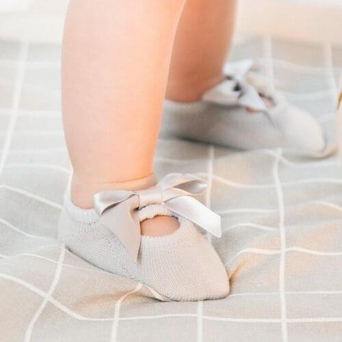 3 Pairs/Lot Autumn Newborn Fashion Baby Lace Flower Cotton Socks Kids Floor Socks Bow toddler Girl Socks Spring Girls Gift