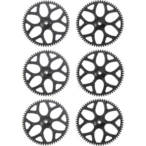6Pcs Main Gear for WLtoys V911S V977 V988 V930 V966 XK K110 RC Helicopter Airplane Drone Spare Parts Accessories