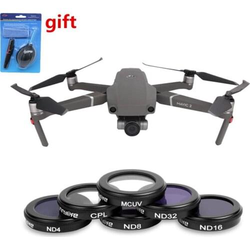 MCUV CPL ND4 ND8 ND16 ND32 Lens Filter+Cleaning kit for DJI MAVIC 2 ZOOM Drone Filters Protect Camera Gimbal Accessories