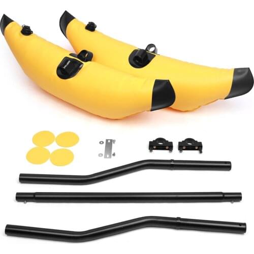 Kayak PVC Inflatable Outrigger Float with Sidekick Arms Rod Kayak Boat Fishing Standing Float Stabilizer System Kit