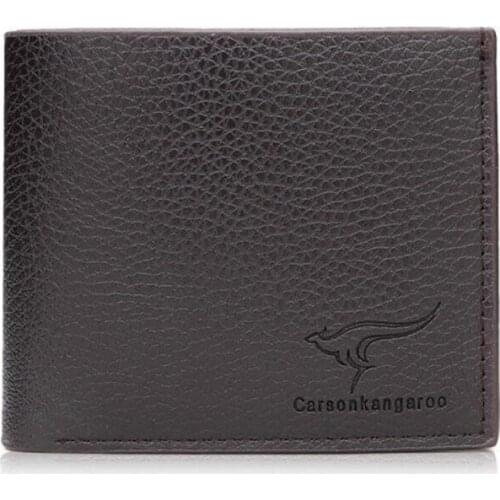 Hot Sale Mens Wallet Fashion Slim Wallets Men PU Leather Bifold Short Credit Card Holders Coin Purses Business Purse Male