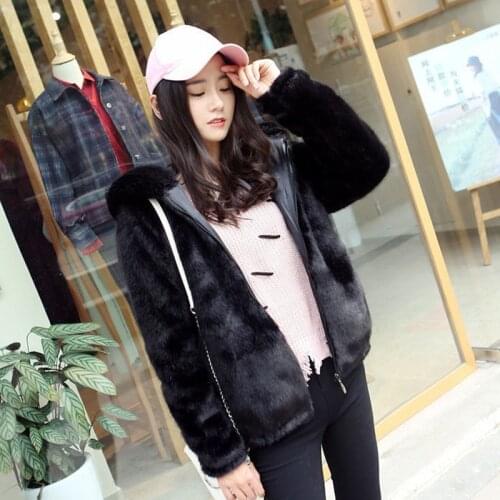 Шубы с капюшоном Luzuzi China At AliExpress