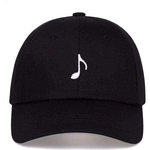 Fashion cotton baseball cap hip-hop hat musical note embroidery wild golf caps summer sun hats dad hat snapback hats gorras