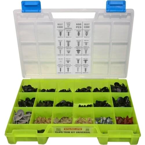 Large Trim Clips Bag Set 600 Pcs Universal + Car fastener for-Push Pin-Trim Rivet