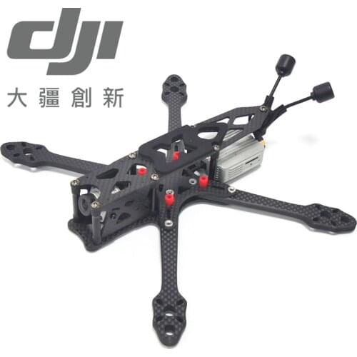 AstroX Johnny J5 Rack New Original 210 Preset Shock Absorption Carbon Fiber Frame Kit 5.5MM Arm for DJI FPV Experience RC Drone