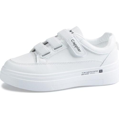 New Womens Shoes Velcro Solid Color Casual Shoes Fashion Simple Unique Design Female Casual Shoes Comfortable and Breathable