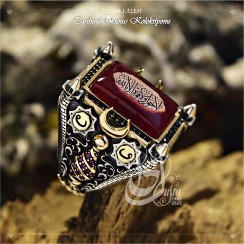 NİZAMI ALEM ÖZELLEŞTİRİLMİŞ GÜMÜŞ YÜZÜK