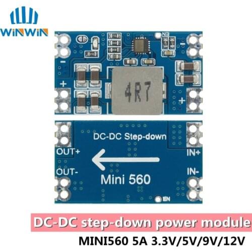 5A DC-DC mini560 step-down stabilized voltage supply module output 3.3 5V 9V 12V