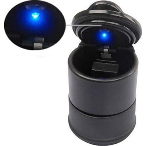 Portable Auto Car Truck LED Cigarettes Smoke Ashtray Ash Cylinder Cup Holder