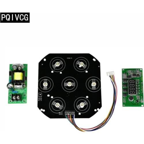 7x12w rgbw led board+power supply+Motherboard led par light