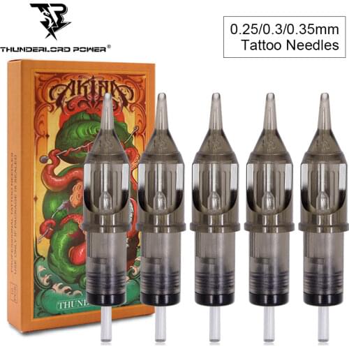 Universal 0.25/0.3/0.35mm RL Tattoo Cartridges Needle Disposable Tattoo Needles for Tattoo Pen Machine 1/3/5/7/9/11/13/15RL
