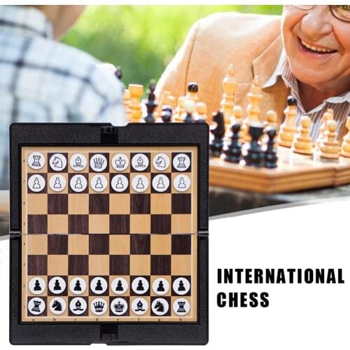 High Grade Fun Pocket Wallet Gift Mini Portable Home Board Games Traditional Travel Student Learning Magnetic Folding Chess Set