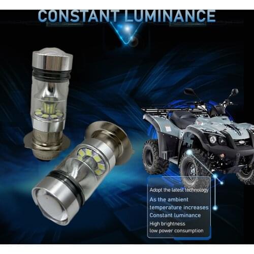 03-08 LTZ400 100W 6000K 1100LM H6 LED Headlight Light White ATV For Suzuki LTZ 400 Z400 QUADSPORT 2003 2004 2005 2006 2007 2008