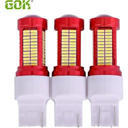 1pcs T20 7440 7443 W21W Led 20W Canbus Bulb 7440 106 SMD 4014 LED Car External Reverse Backup Light Turn Signal Lamp Tail Light