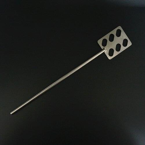 1pcs lab stainless steel square type blade paddle leaf-width 40mm 50mm 60mm 80mm impeller stirring blade with rod for sitrrer