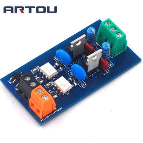 2 channel non-contact solid state relay module optical isolation AC 220V output PLC amplifier board