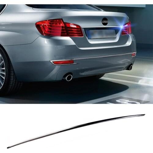 2011-2017 5 series 520 523 525 530 535 F10 F18 Chrome Styling Car Trunk Trim Tailgate Lids for BMW Accessories
