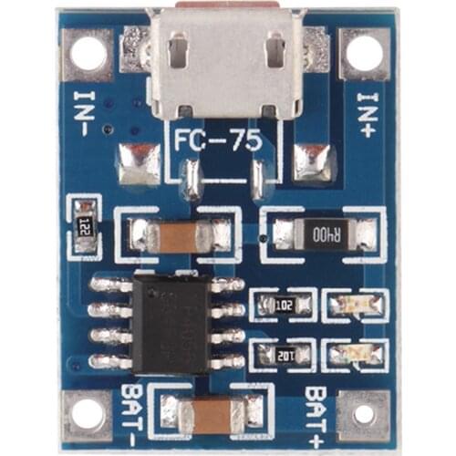 5V Mini MICRO USB 1A TP4056 Lithium Battery Module Li ion Batteries Charging Charger Board Module Wholesale