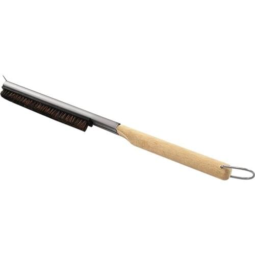 53cm Pizza Oven Cleaning Brush With Wooden Long Handle Pizza Brush Household Grill Cleaning Brushes Home Cleaning Tools