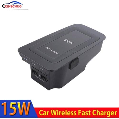 Car Accessories Vehicle Wireless Charger For Volvo XC60/XC90/S90/S60 Fast Charger Wireless Onboard Car Charging Pad