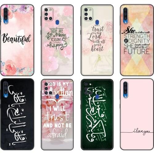 Black tpu Case For Samsung Galaxy A50 50S A30S A10 A01 A11 A21S A31 A41 A51 A71 M21 M30S S10 LITE Cover Pink memories