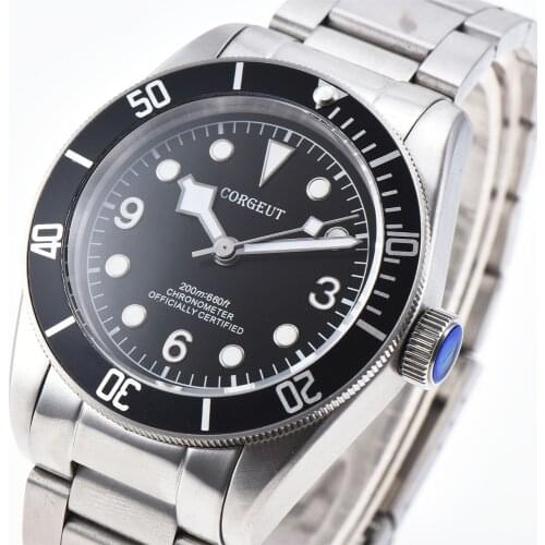 CORGEUT Design Brand Luxury Mens Watch Automatic Winding 2021 Pilot Military Sports Waterproof Mechanical Watch часы мужские