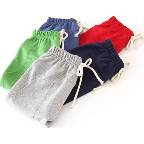 Hot sale size90~130 kids clothes children pants for baby boys trousers girls harem pants candy solid colors sophie