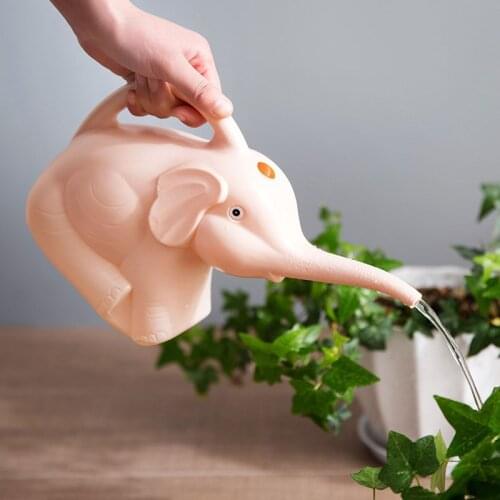 2L Long Spout Plastic Watering Can Green Plant Potted Watering Kettle Watering Can Watering Flower Pot Gardening