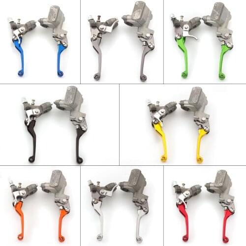 For Honda CRF150R 2007 - 2016 Aluminum Motorcycle Dirt Pit Bike Pitbike Brake Clutch Lever Master Cylinder Reservoir Hydraulic