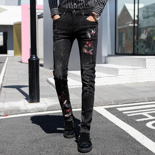 Evjsuse Men Skinny Jeans
