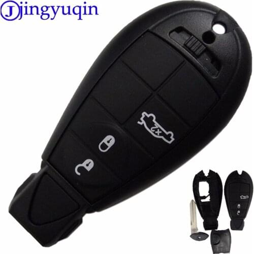 Jingyuqin 20pcs 4 Buttons Smart Remote FOB Key Car Keyless For Dodge Charger Magnum Challenger Chrysler 300 2008-2012