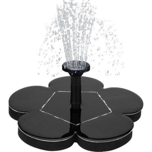 Small Pond Bird Bath Fountain outdoor Garden Solar Power Fountain Water Pump Water Floating Patio Decoration for Pool Fish Tank