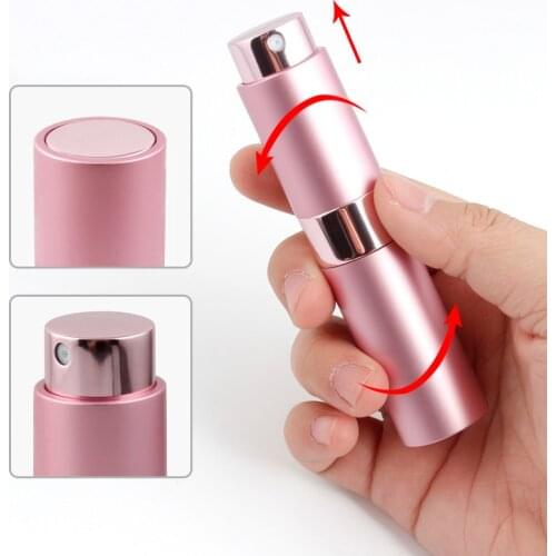 8ml10ml15ml metal aluminum perfume bottle cosmetic spray bottle portable empty refillable travel bottle sub-bottle liner glass