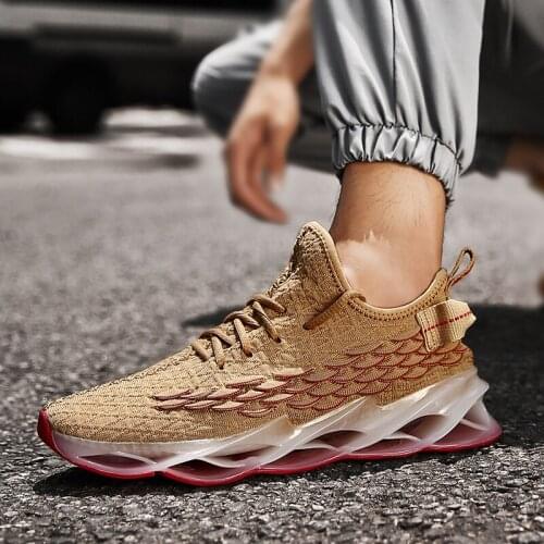 Big Size Outdoor Rubber Sole Mens Shoes Running Man Basket Sport Homme Sneakers Man 2020 Sports Shoes for Male Brown Walk E-577
