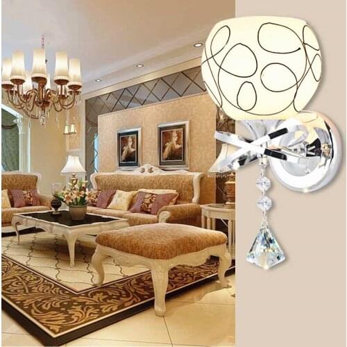 Frosted glass shape wall lamp bedroom bedside lamp led modern minimalist living room aisle staircase wall lamps wall lighting