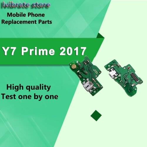 New For Huawei Y7 Prime 2017 USB Charger Connector Flex Cable Y7Prime 2017 USB Charging Dock PCB Board Repair replacement 5.5"