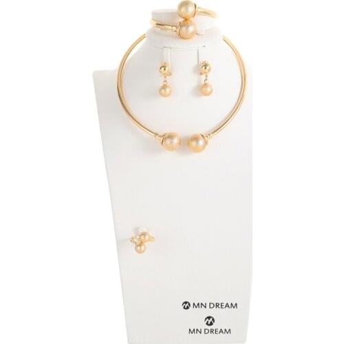 NEW African Jewelry set Ethiopia Dubai wedding gift for women Elephant shape gold/Silver color Necklace Bracelet earrings set