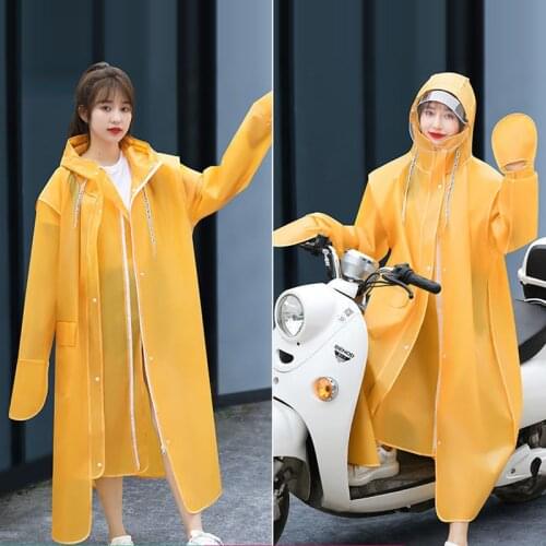 New Women Long Raincoat Men Rain Coat Jas Hujan Wanita Polymorph Waterproof Poncho Capa De Chuva Menina Abrigo Impermeable Mujer