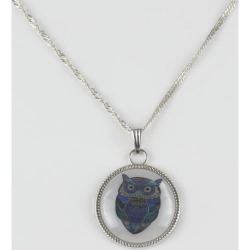 Owl Figured Pearl Necklace (Large)